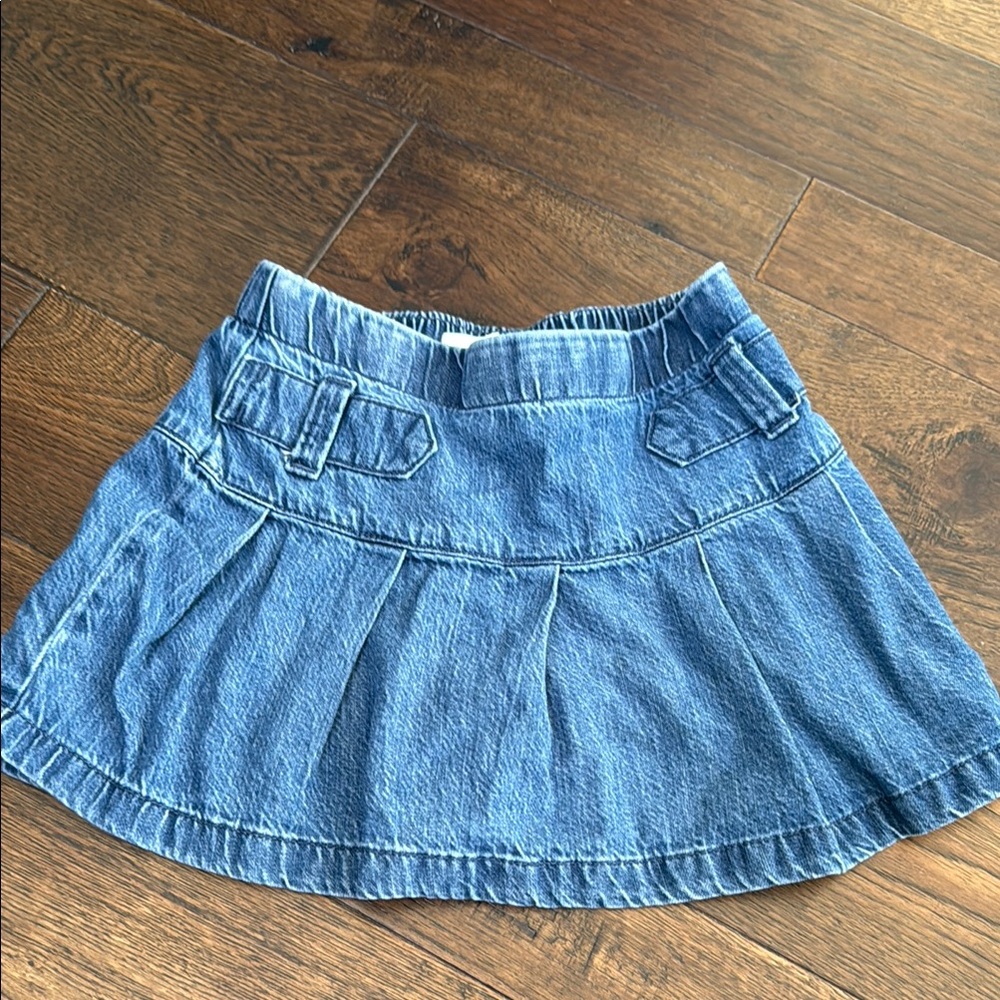 Abercrombie Kids Blue Pleated Skater Mini